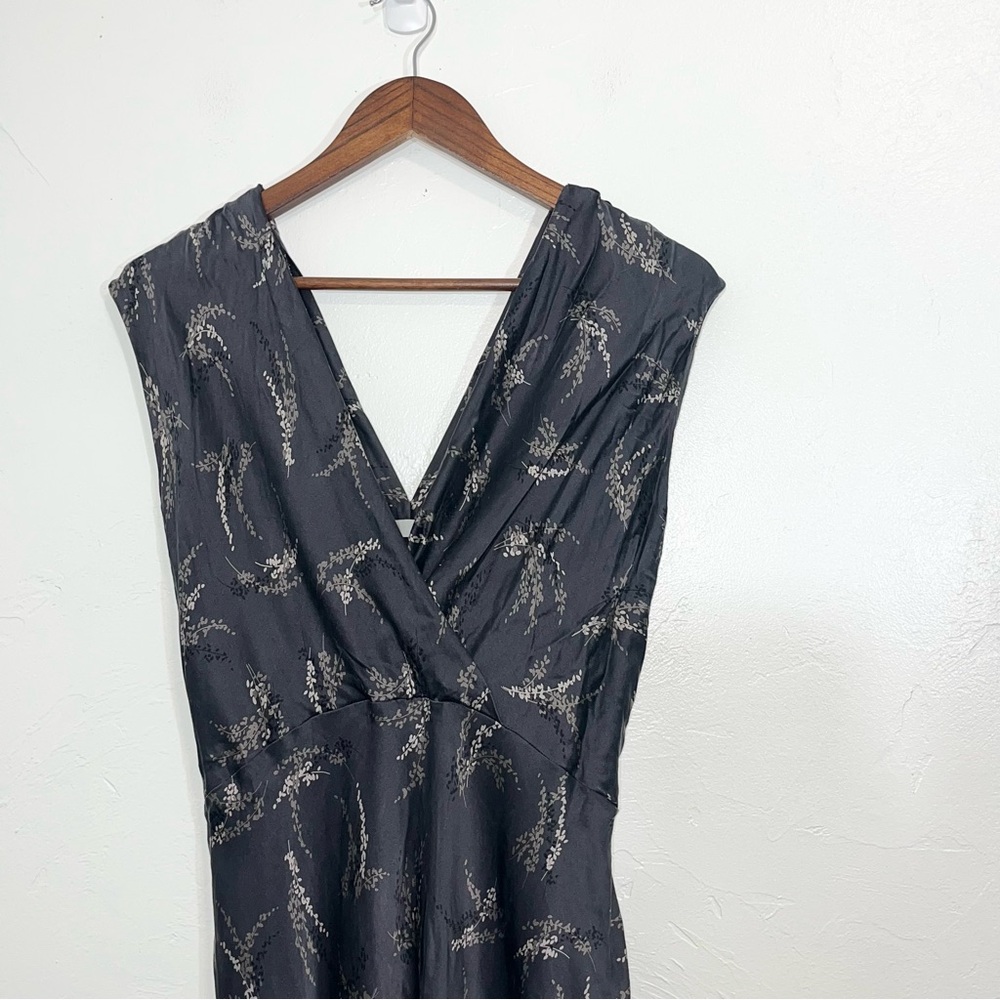 Vince Black Silk Slip Midi Dress - Picture 11 of 15